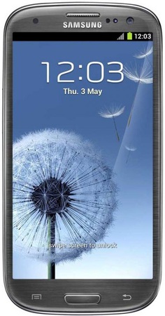 Смартфон Samsung Galaxy S3 GT-I9300 16Gb Titanium grey - Михайловск